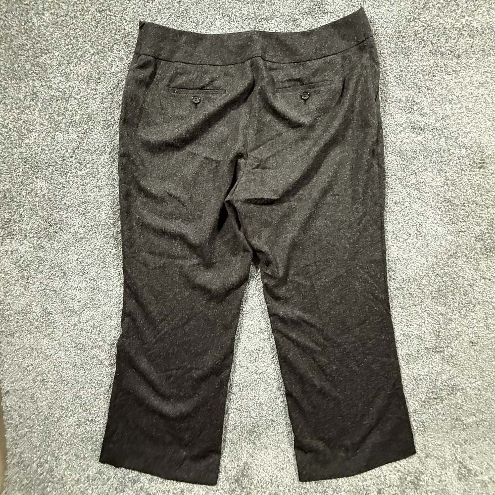 Eloquii The Limited Women's Size 18 Brown Straight Leg Career Pants Side Zip - Picture 4 of 9